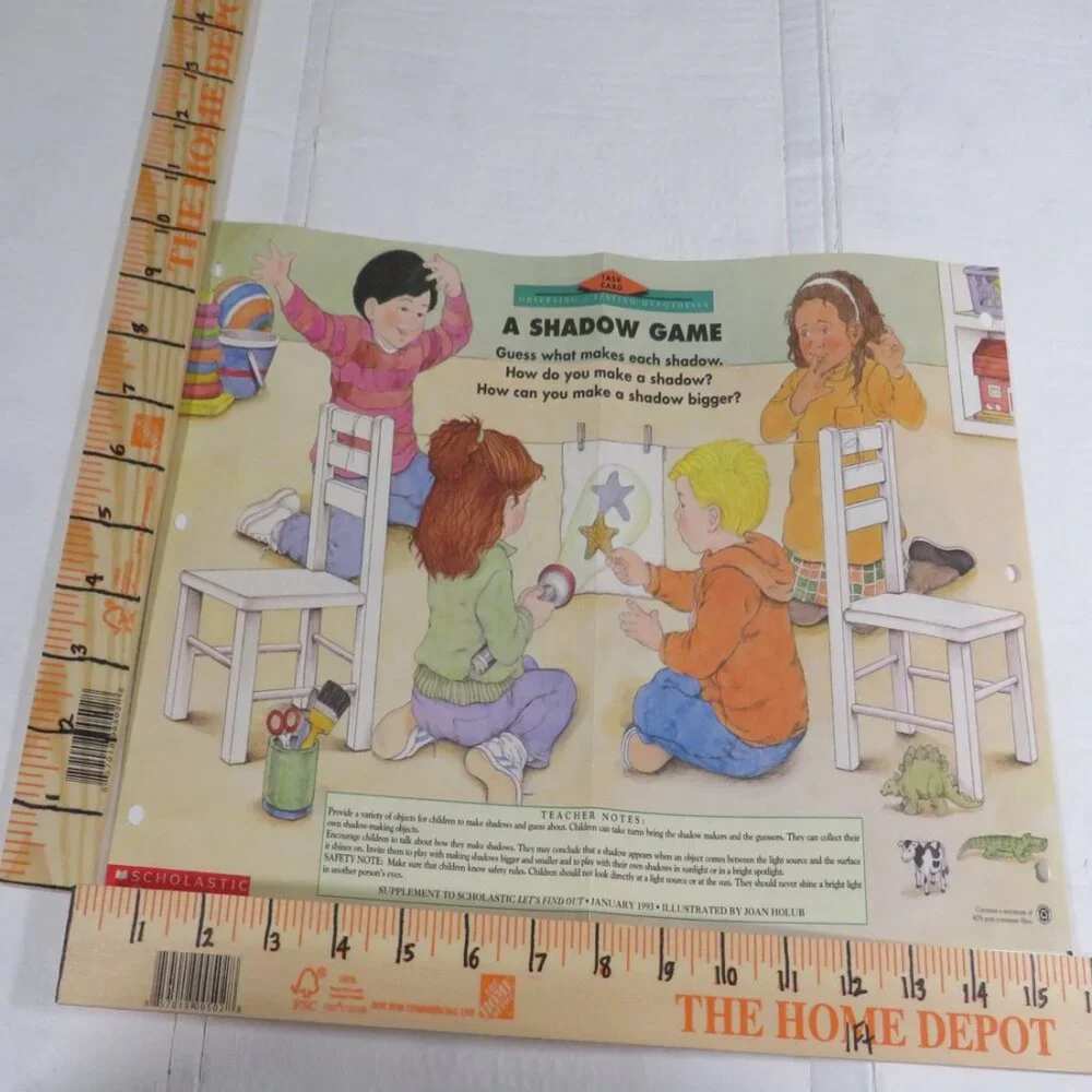 Scholastic English Spanish (10) Task Cards / Job Cards Classroom or Homeschool
